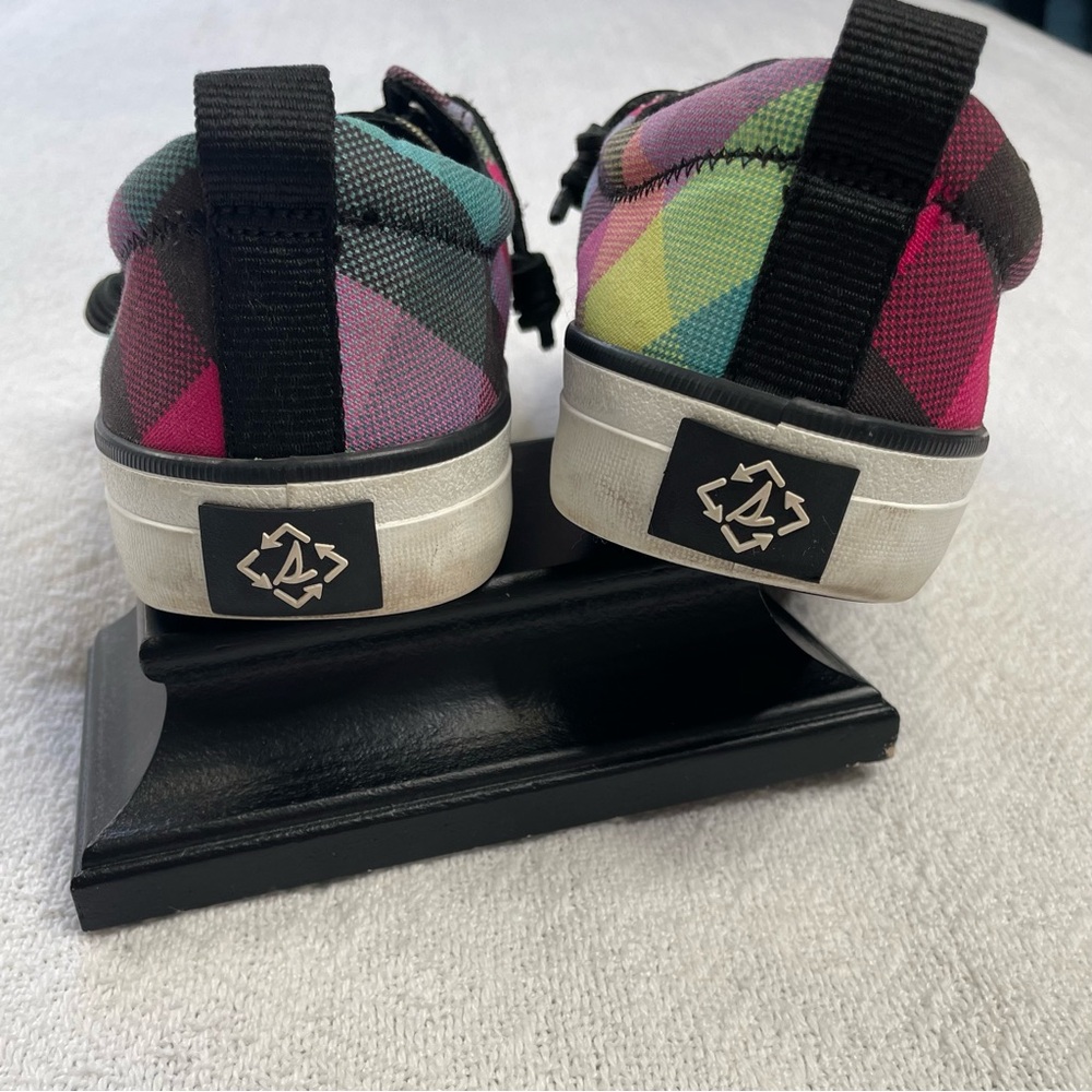 Sperry Women's Colorful Plaid Sneakers~‎ Sz 9.5 - Picture 11 of 11